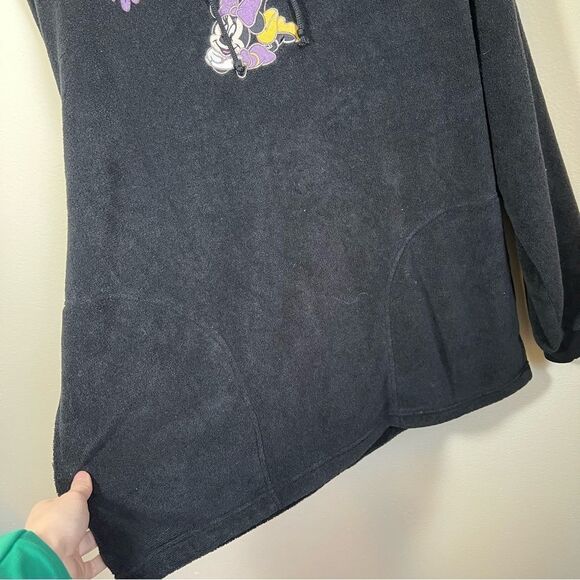 ✨ Vintage Disney Black Minnie Mouse Walt Disney World Terry Sweatshirt Large - Picture 8 of 11
